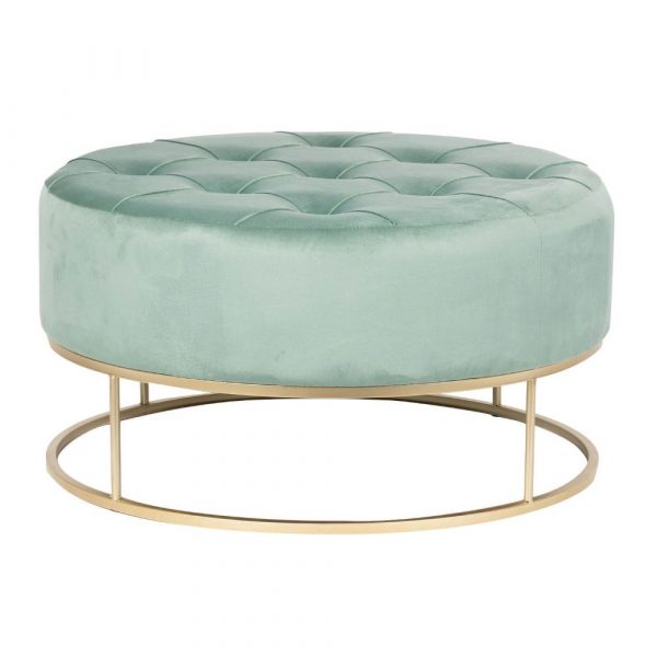 SET 3 PUFFS VELVET 80x80x44 60x60x39 40x40x34 CM - Imagen 2