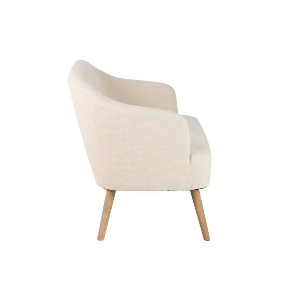SOFA CHENILLA BEIGE 131x72x79 CM - Imagen 3
