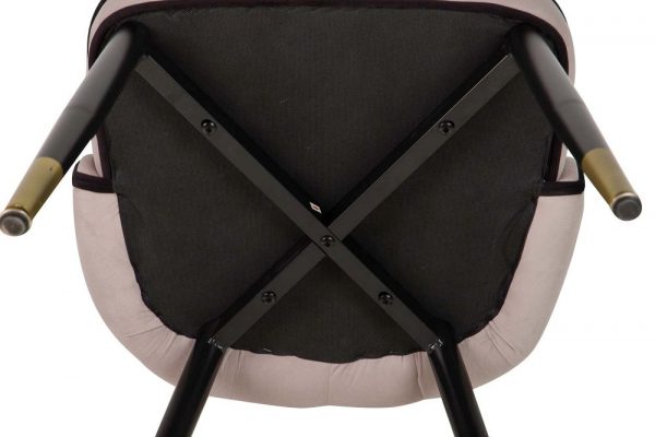 SILLA VELVET GRIS ASPEN 49x54x82 CM - Imagen 5