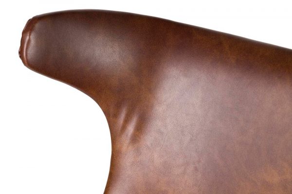 TABURETE BAR PU MARRON CLINTON 46x53x105 CM - Imagen 4