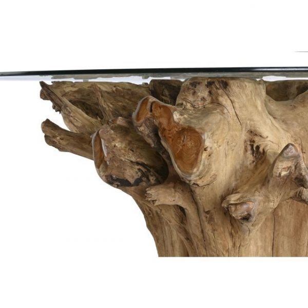 MESA COMEDOR RAIZ DE TECA 160X160X76 - Imagen 6