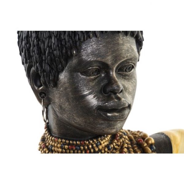 FIGURA RESINA 26X20X42 AFRICANO ENVEJECIDO 2 SURT. - Imagen 4