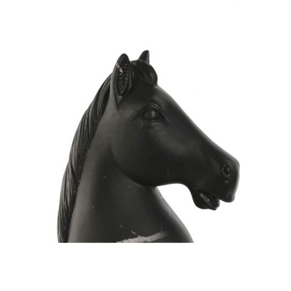 FIGURA RESINA 13X13X33 CABALLO NEGRO - Imagen 2