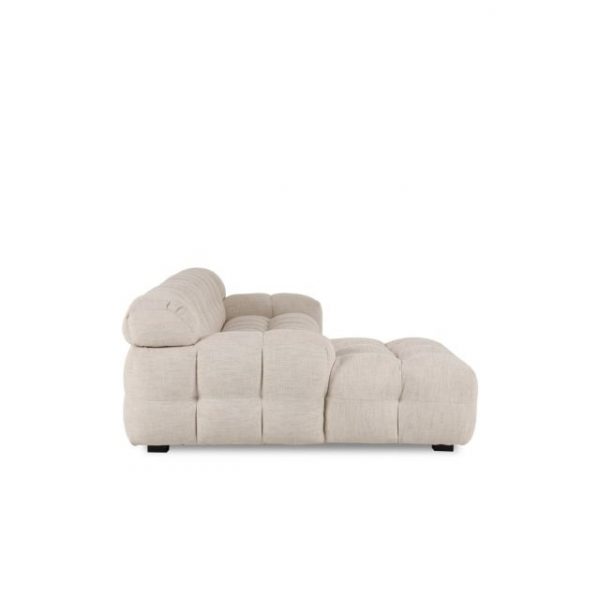 CHAISELONGUE POLIESTER 272X168X76 BEIGE - Imagen 3