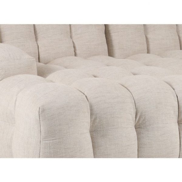 CHAISELONGUE POLIESTER 272X168X76 BEIGE - Imagen 4