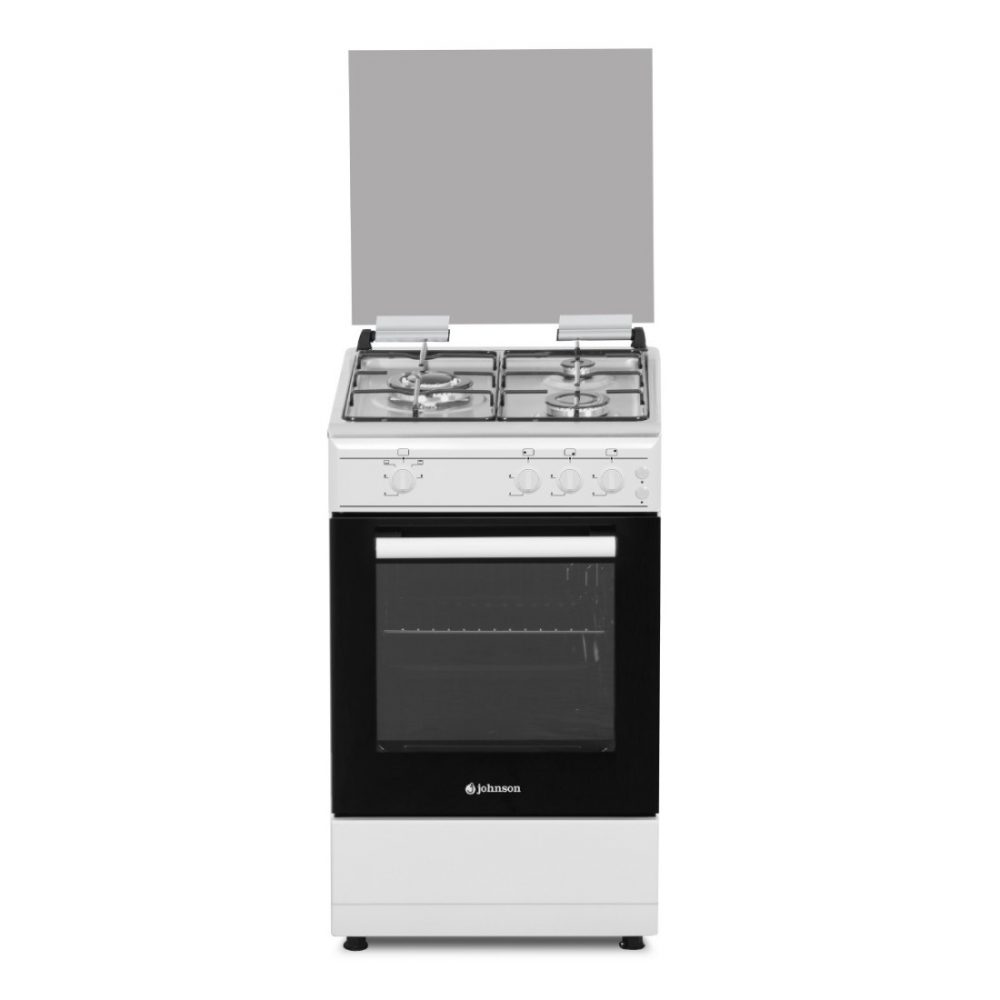 COCINA GAS BUTANO JOHNSON 50CM BLANCA COCI50B3B1
