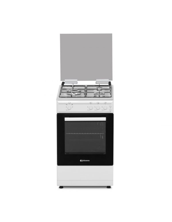 COCINA GAS BUTANO JOHNSON 50CM BLANCA COCI50B3B1