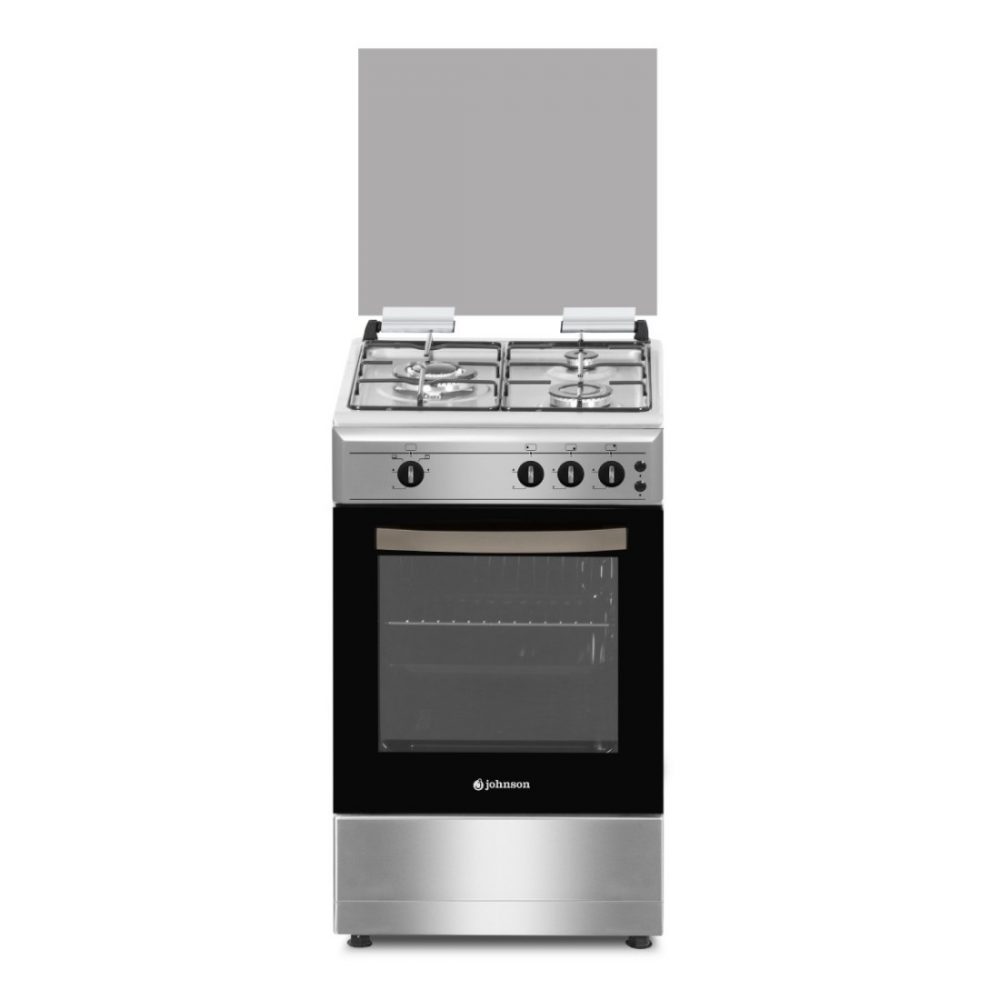 COCINA GAS BUTANO JOHNSON 50CM INOX COCI50B3X1