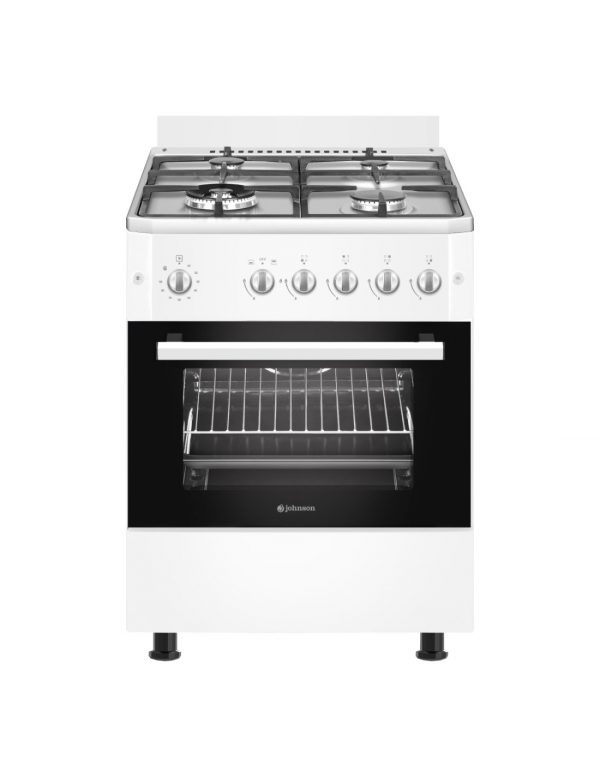 COCINA GAS BUTANO JOHNSON 60CM BLANCA COCI60BB1
