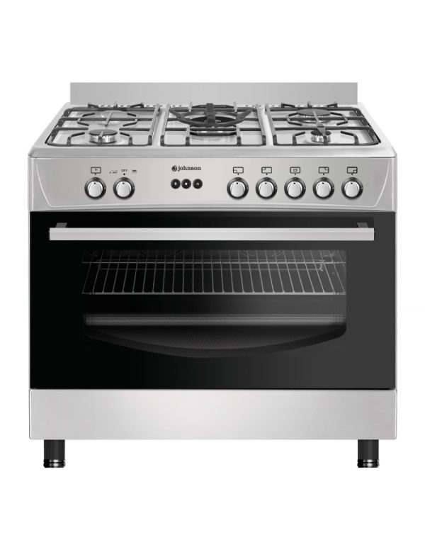 COCINA GAS BUTANO JOHNSON 90CM INOX CONA90BX1