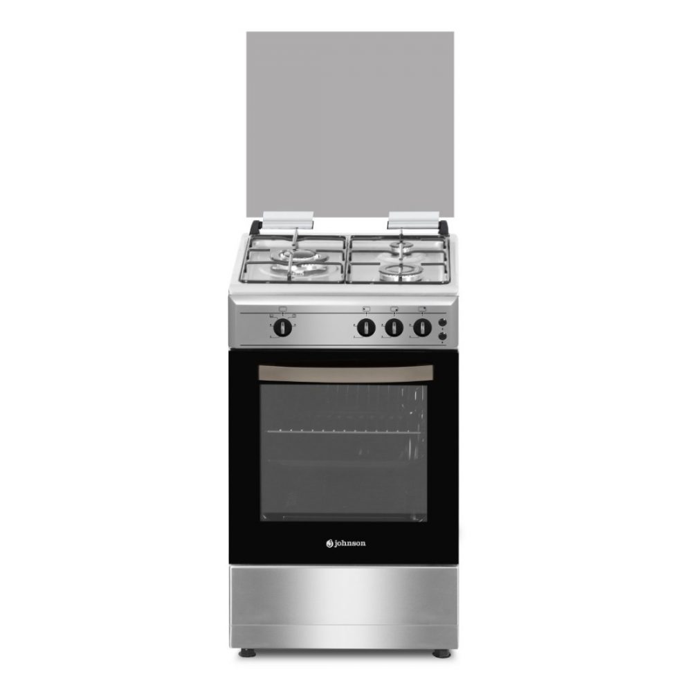 COCINA GAS NATURAL JOHNSON 50CM INOX COCI50G3X1