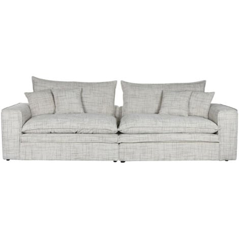 SOFA LINO PLUMA 296X99X100 4 COJINES INCLUIDOS