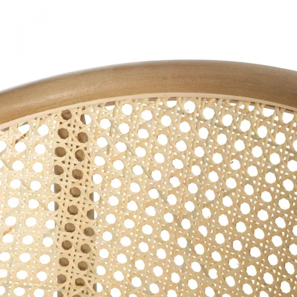 SILLA NATURAL MADERA-RATÁN 56 X 58 X 77 CM - Imagen 9