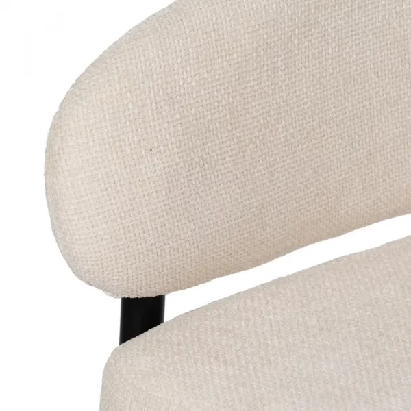 SILLA BLANCO TEJIDO-METAL CONTRACT 60 X 57 X 79 CM - Imagen 8