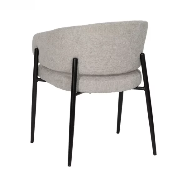 SILLA GRIS TEJIDO-METAL CONTRACT 60 X 57 X 79 CM - Imagen 4