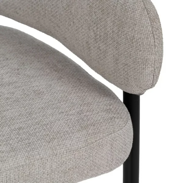 SILLA GRIS TEJIDO-METAL CONTRACT 60 X 57 X 79 CM - Imagen 9