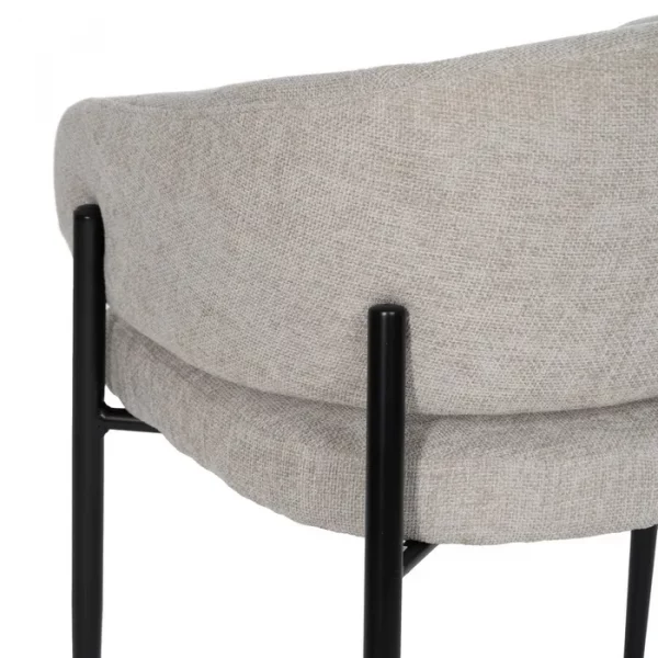 SILLA GRIS TEJIDO-METAL CONTRACT 60 X 57 X 79 CM - Imagen 10