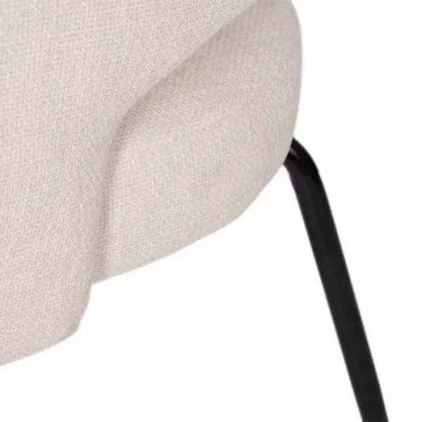 SILLA BLANCO TEJIDO-METAL CONTRACT 57 X 56 X 81 CM - Imagen 10