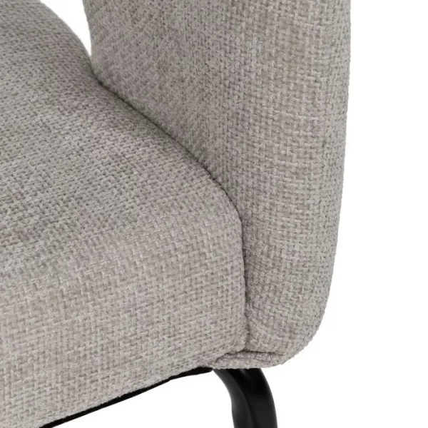 SILLA TAUPE TEJIDO-METAL CONTRACT 57 X 56 X 81 CM - Imagen 11