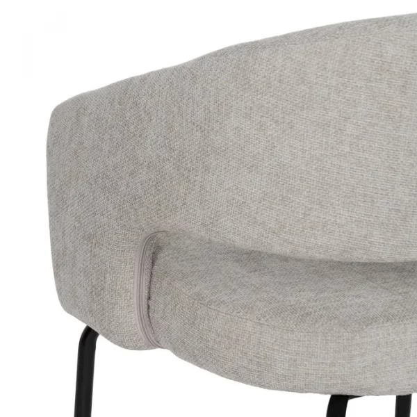 SILLA TAUPE TEJIDO-METAL CONTRACT 57 X 56 X 81 CM - Imagen 12