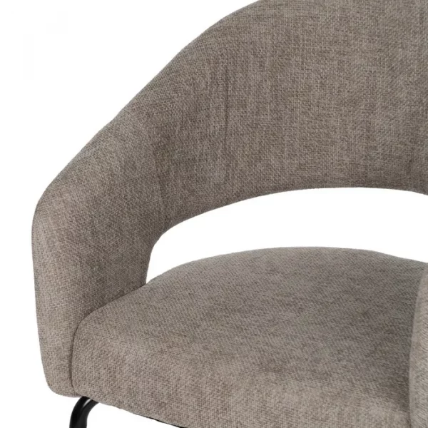 SILLA GRIS TEJIDO-METAL CONTRACT 57 X 56 X 81 CM - Imagen 6