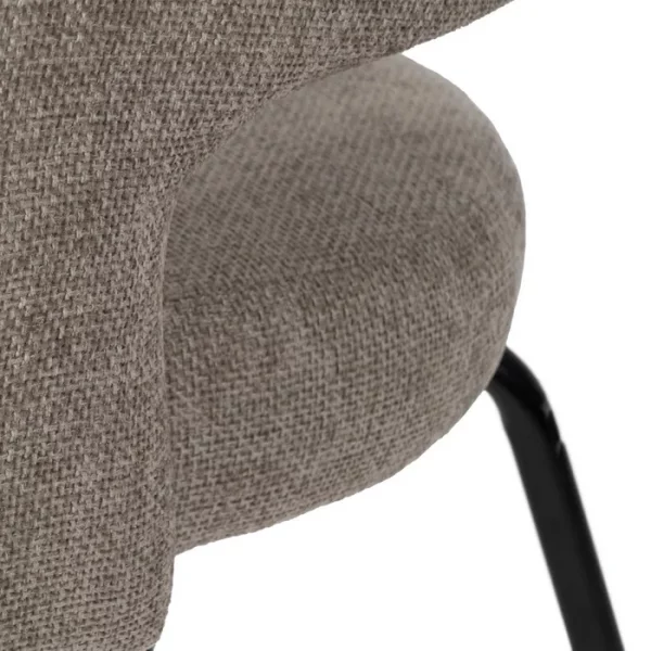 SILLA GRIS TEJIDO-METAL CONTRACT 57 X 56 X 81 CM - Imagen 10