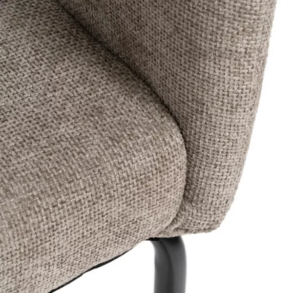 SILLA GRIS TEJIDO-METAL CONTRACT 57 X 56 X 81 CM - Imagen 11