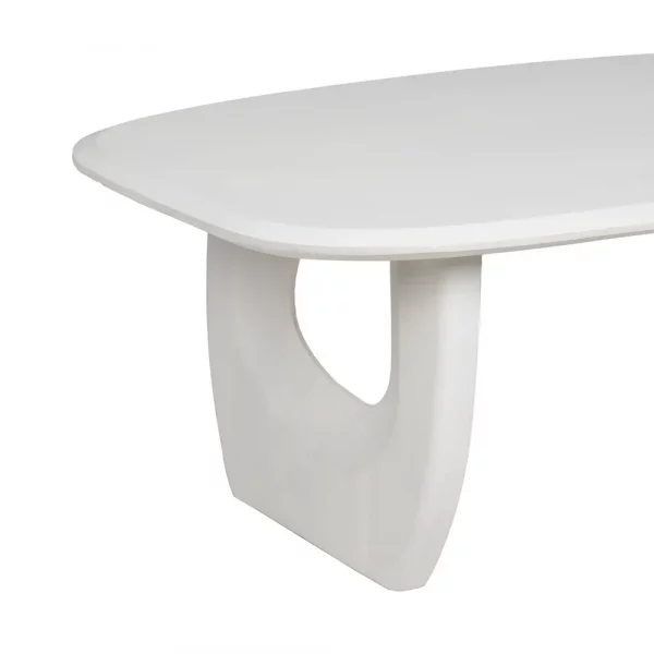 MESA CENTRO BLANCO ROZADO 130 X 70 X 46 CM - Imagen 5
