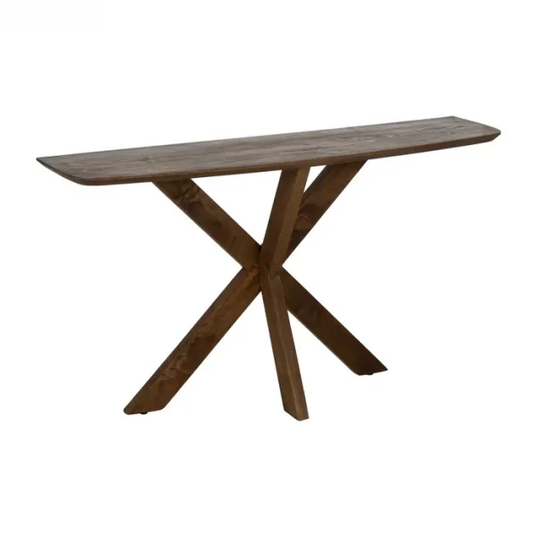 CONSOLA MIEL MADERA DE MANGO DECORACIÓN 130 X 35 X 76 CM - Imagen 2
