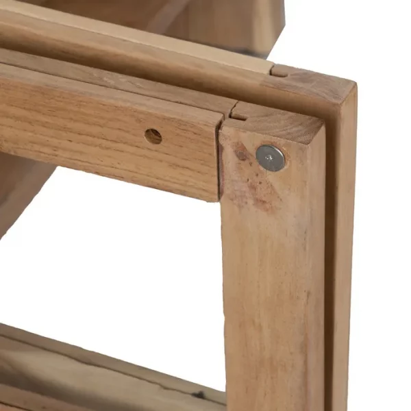 MUEBLE TV NATURAL MADERA DE ACACIA SALÓN 180 X 50 X 40 CM - Imagen 8