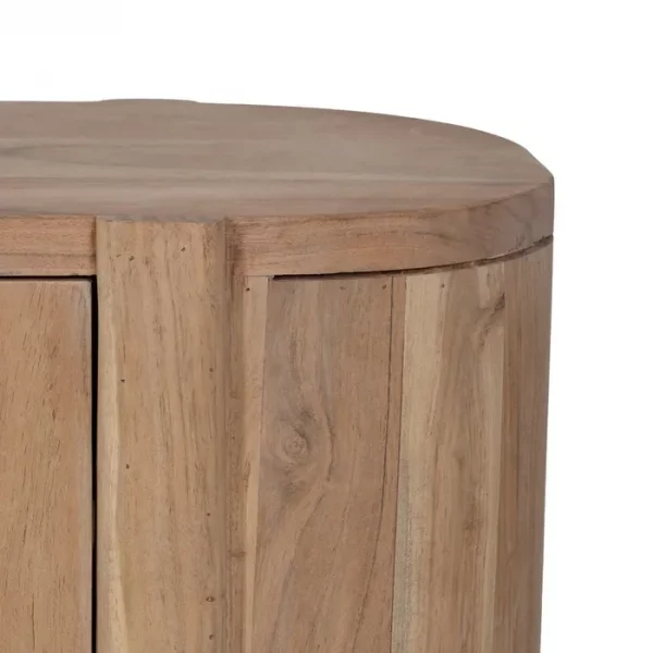 MUEBLE TV NATURAL MADERA DE ACACIA SALÓN 180 X 50 X 40 CM - Imagen 10