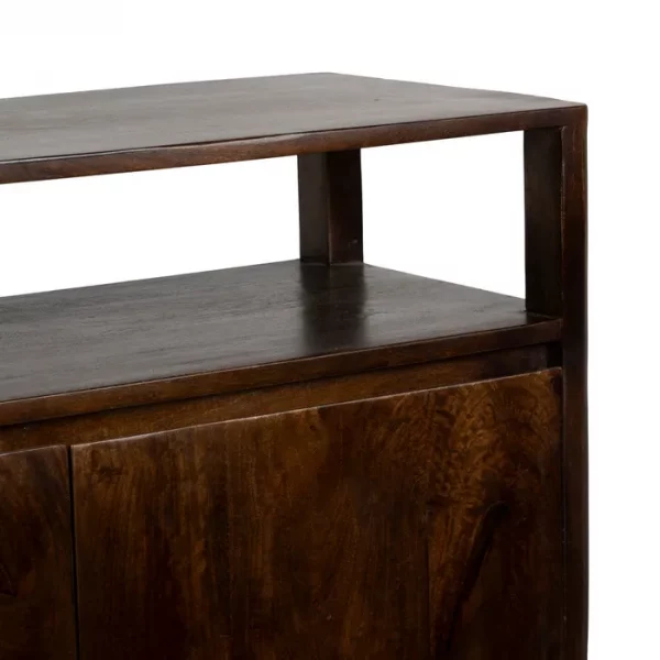 ARMARIO MARRÓN MADERA DE MANGO SALÓN 94 X 40 X 120 CM - Imagen 8