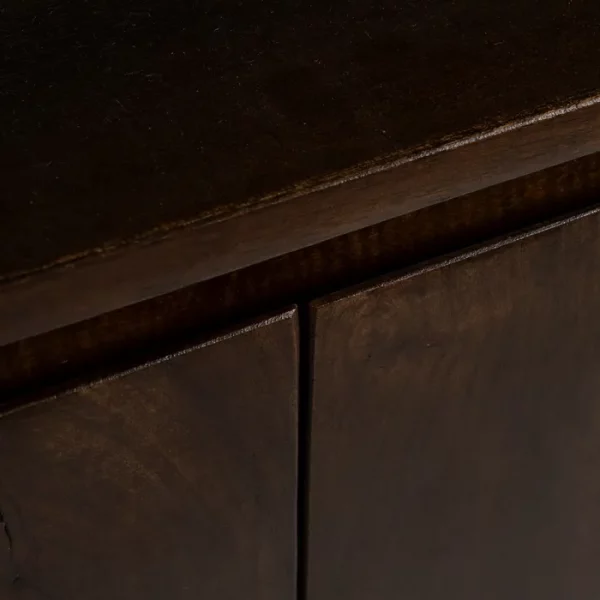ARMARIO MARRÓN MADERA DE MANGO SALÓN 94 X 40 X 120 CM - Imagen 9