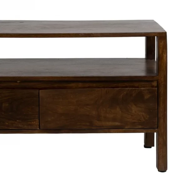 MUEBLE AUXILIAR MARRÓN MADERA DE MANGO 97 X 40 X 55 CM - Imagen 5
