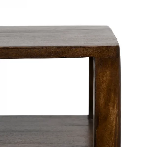 MUEBLE AUXILIAR MARRÓN MADERA DE MANGO 97 X 40 X 55 CM - Imagen 9