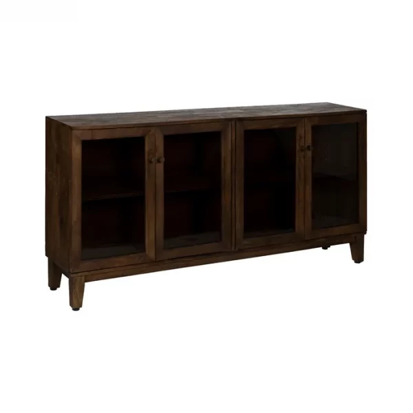 APARADOR MARRÓN MADERA DE MANGO SALÓN 180 X 35 X 87 CM - Imagen 2