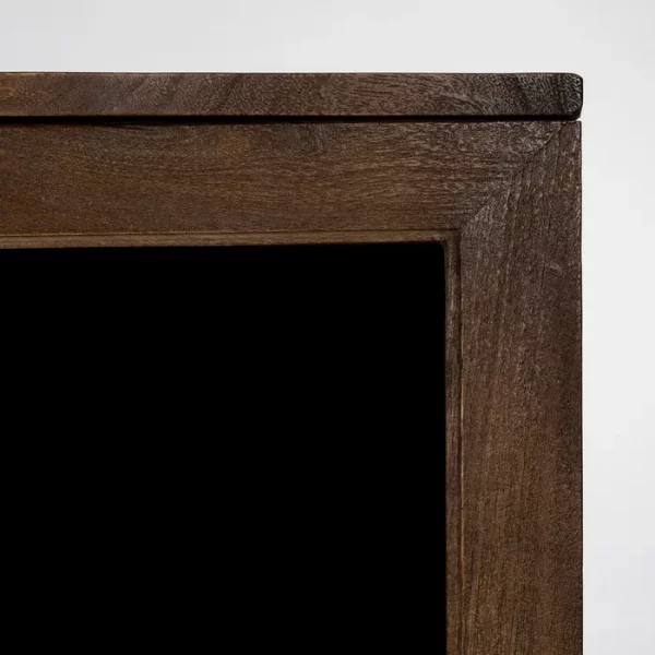 VITRINA MARRÓN MADERA DE MANGO SALÓN 80 X 40 X 140 CM - Imagen 8