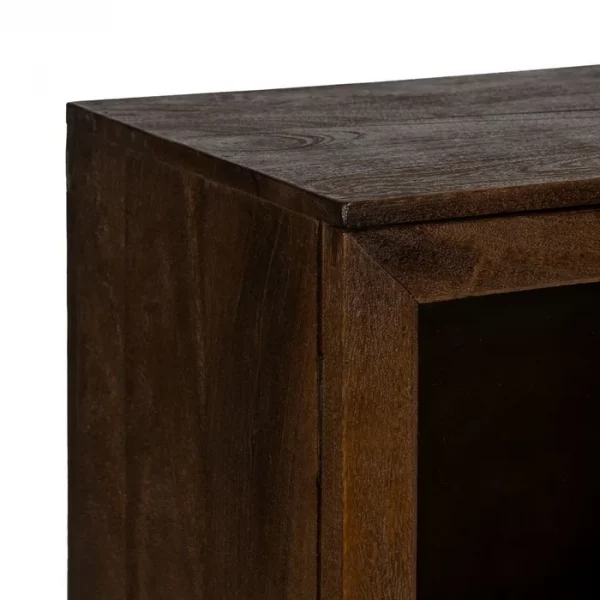 ARMARIO MARRÓN MADERA DE MANGO SALÓN 80 X 40 X 100 CM - Imagen 5