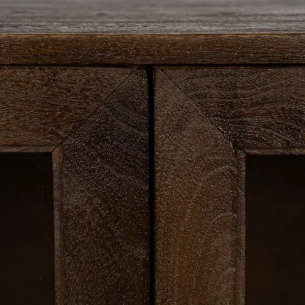 ARMARIO MARRÓN MADERA DE MANGO SALÓN 80 X 40 X 100 CM - Imagen 10
