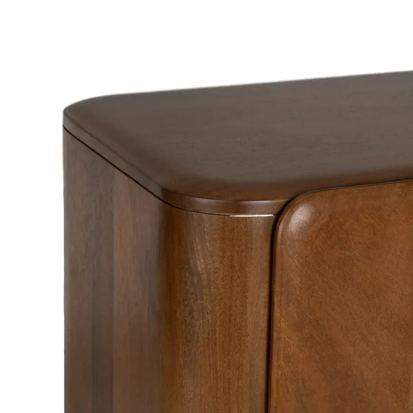 ARMARIO MARRÓN MADERA DE MANGO SALÓN 104 X 45 X 110 CM - Imagen 5