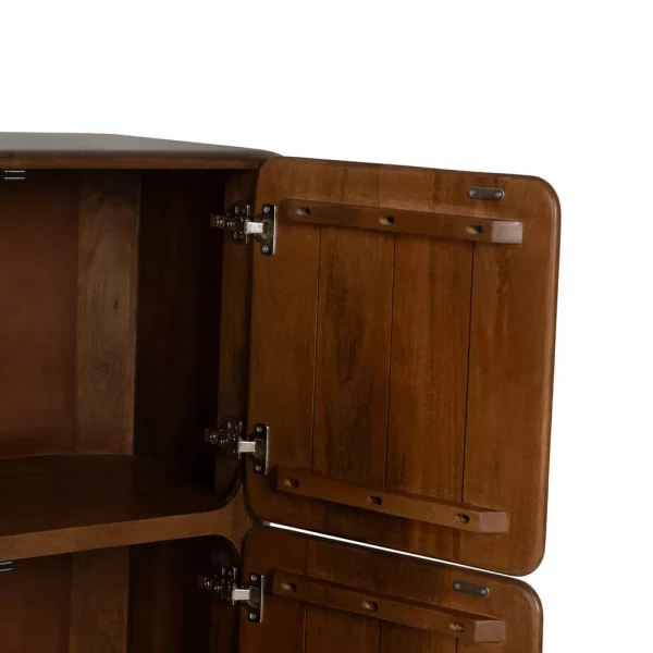 ARMARIO MARRÓN MADERA DE MANGO SALÓN 104 X 45 X 110 CM - Imagen 7