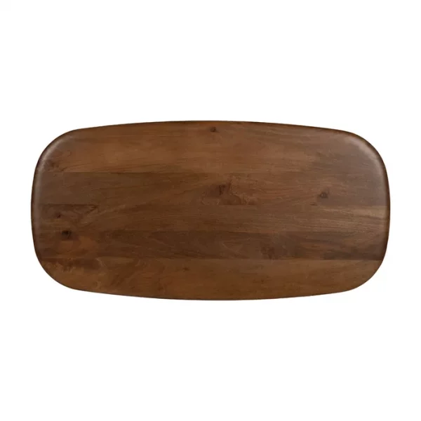 MESA CENTRO MARRÓN MADERA DE MANGO SALÓN 120 X 60 X 40 CM - Imagen 6