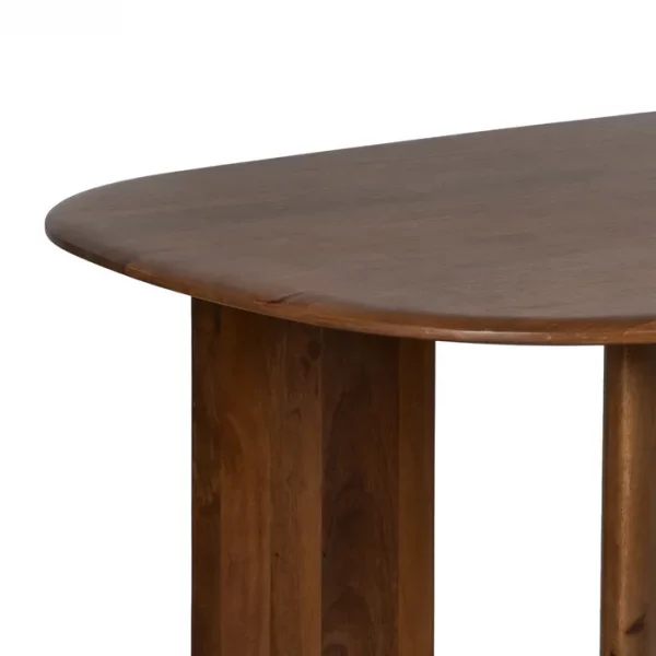 MESA COMEDOR MARRÓN MADERA DE MANGO 200 X 100 X 76 CM - Imagen 6
