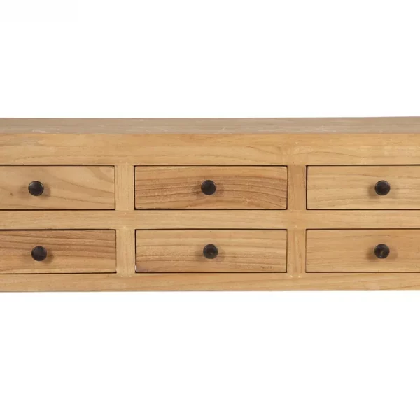 CONSOLA NATURAL MADERA MINDI ENTRADA 85 X 26 X 85 CM - Imagen 6