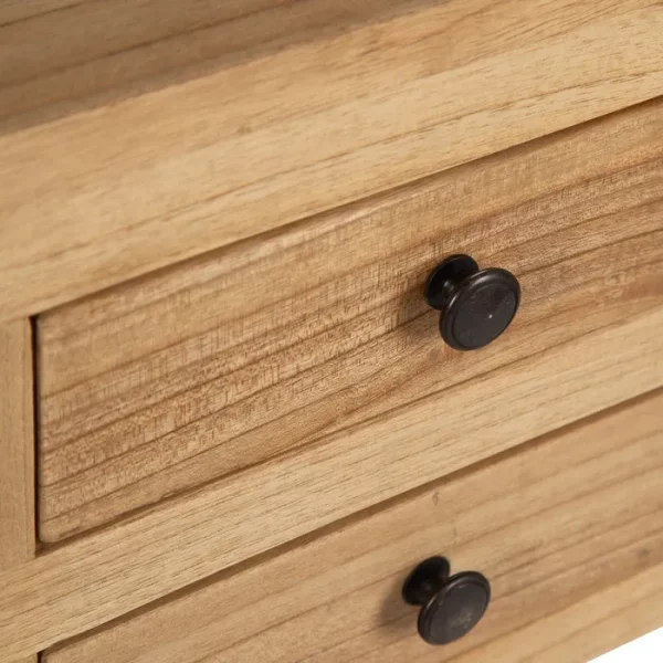 CONSOLA NATURAL MADERA MINDI ENTRADA 85 X 26 X 85 CM - Imagen 8