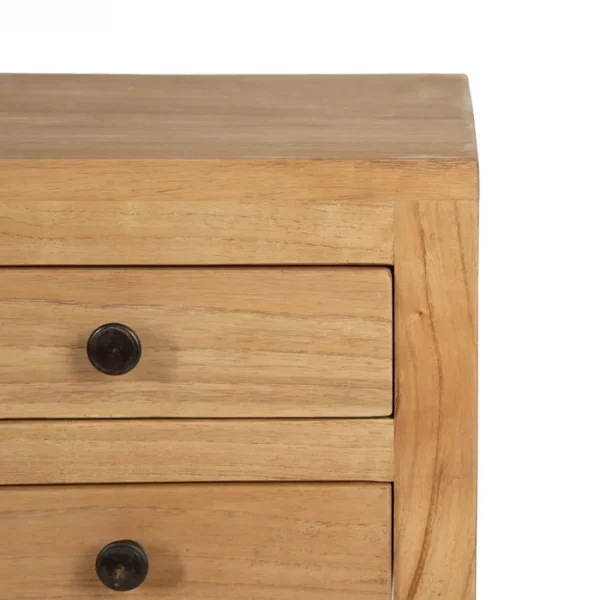 CONSOLA NATURAL MADERA MINDI ENTRADA 85 X 26 X 85 CM - Imagen 9