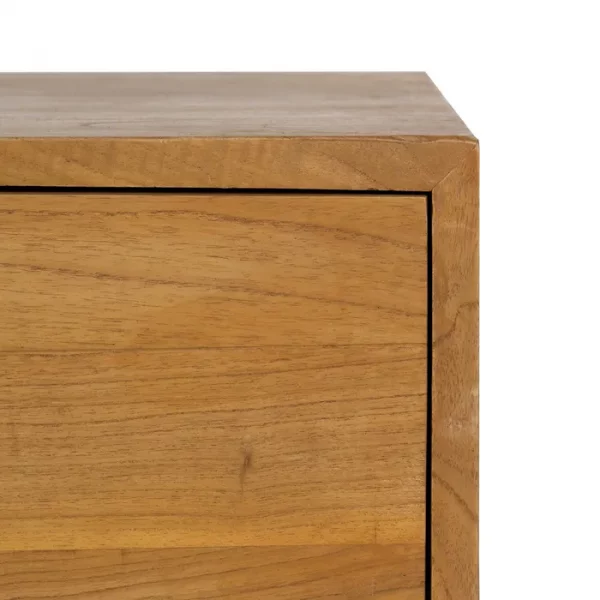 MUEBLE TV NATURAL MADERA MINDI SALÓN 120 X 40 X 45 CM - Imagen 9