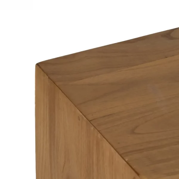 APARADOR NATURAL MADERA MINDI SALÓN 130 X 40 X 80 CM - Imagen 4
