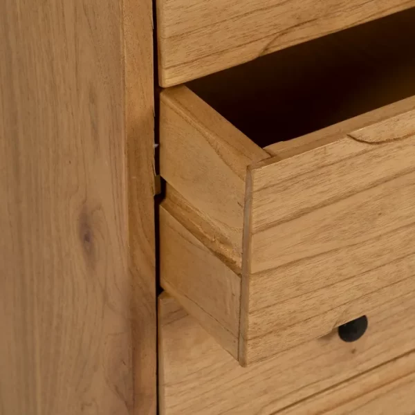 APARADOR NATURAL MADERA MINDI SALÓN 130 X 40 X 80 CM - Imagen 6