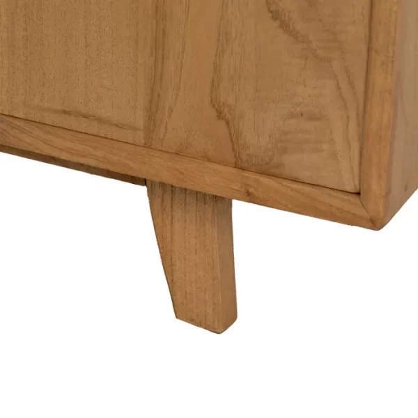 APARADOR NATURAL MADERA MINDI SALÓN 130 X 40 X 80 CM - Imagen 10